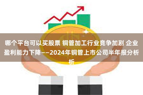 哪个平台可以买股票 铜管加工行业竞争加剧 企业盈利能力下降——2024年铜管上市公司半年报分析