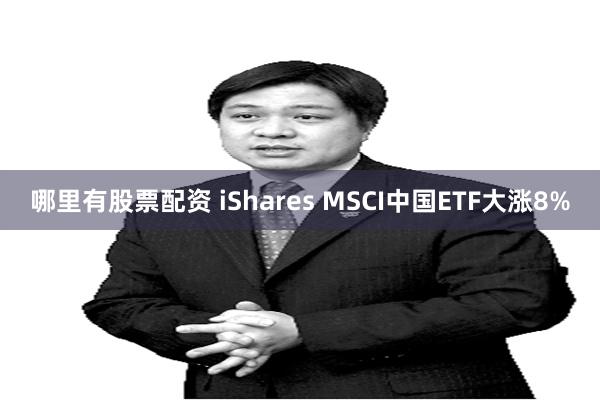 哪里有股票配资 iShares MSCI中国ETF大涨8%