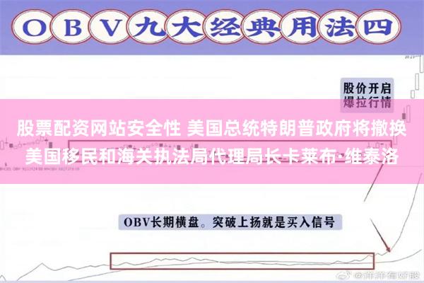 股票配资网站安全性 美国总统特朗普政府将撤换美国移民和海关执法局代理局长卡莱布·维泰洛